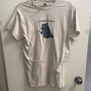 Gildan Beige Graphic T-Shirt